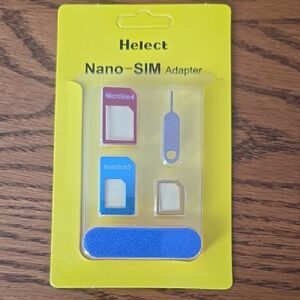Nano-SIM Adapter Set - Red, Blue, Gold